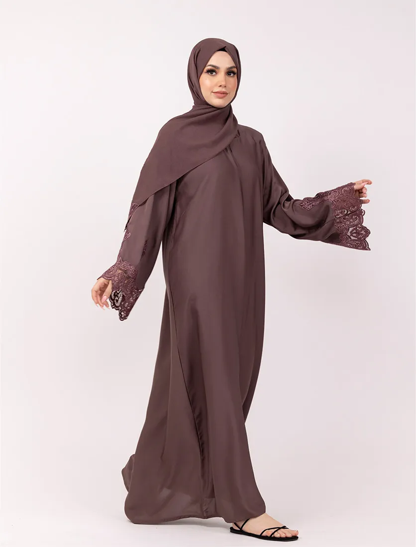 Mauve Rimsha Abaya